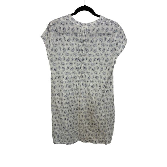 CP Shades Cotton Coastal Printed Regina Cap Sleeve Dress S Sustainable Organic - Picture 4 of 4